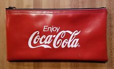 Bolsa estilo couro vintage Coca Cola moeda depósito bancário/recibo zíper bolsa comprar usado  Enviando para Brazil