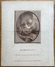 Mendicant antique mezzotint for sale  SCARBOROUGH