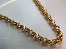 Used, Fine  9ct Yellow gold belcher  necklace,   3.8g,   3.5mm, 19.75 inches long. for sale  Shipping to South Africa