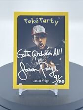 2023 Poké Party Jason Paige Pokémon Auto/100 Card Gotta Catch Em All, usado comprar usado  Enviando para Brazil