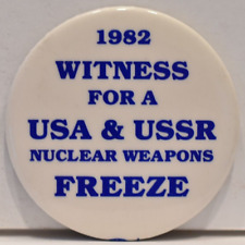Usado, 1982 Testigo para EE. UU. URSS Congelación de Armas Nucleares Manifestación Desarme Protesta segunda mano  Embacar hacia Argentina