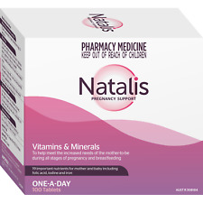Multivitamínico nutricional Elevit genérico 100 tabletas de apoyo al embarazo Natalis segunda mano  Embacar hacia Argentina