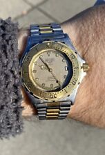 tag heuer gold wristwatch mens for sale  Nashville