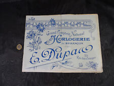 Ancien catalogue horlogerie d'occasion  Bourges