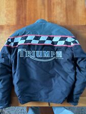 Jaqueta de motociclista Triumph com forro removível masculina tamanho médio comprar usado  Enviando para Brazil