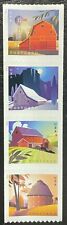 2021 Scott #5550-5553 - (48¢) - Postcard Rate - BARNS - Coil Strip of 4 for sale  Shipping to South Africa