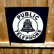 telephone sign vintage for sale  Elmira