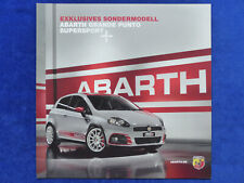 Abarth Fiat Grande Punto Supersport MJ 2010 - Broszura broszury 08.2009 na sprzedaż  Wysyłka do Poland