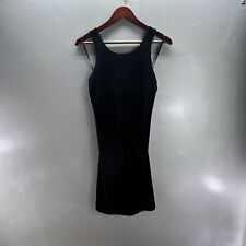 VESTIDO Marian & Maral para mujer talla M de terciopelo sin mangas con correas traseras cruzadas forradas segunda mano  Embacar hacia Argentina