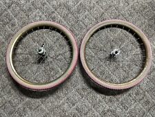 Vintage Bruckl STC (Super Trick Cycle) Stunt Bicycle Front/Rear Wheels for sale  Shipping to South Africa