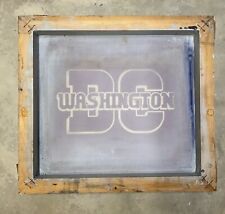 Vintage Silk Screen Printing Frame - Washington D.C. - (20” W X 19” H) for sale  Shipping to South Africa