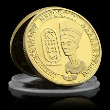 Usado, Moneda de Oro Nefertiti La Reina del Faraón de Egipto Moneda Arte Valor Colección segunda mano  Embacar hacia Argentina