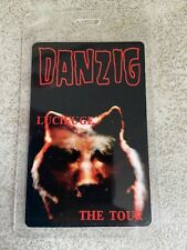 Danzig Lucifuge 1990 concert tour Stage Show Laminate Gig Backstage Pass Badge 2 for sale  Miami