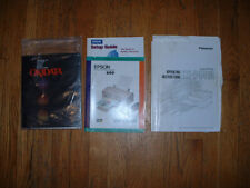 Printer Manuals,OkiData Microline 190, Epson Stylus Color 600, Panasonic KXP4410, used for sale  Shipping to South Africa