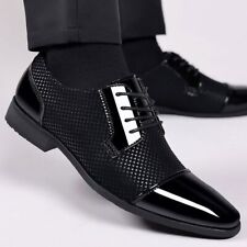 Para hombre Zapatos de vestir formales de cuero con punta puntera puntiaguda para hombre más 5 segunda mano  Embacar hacia Mexico