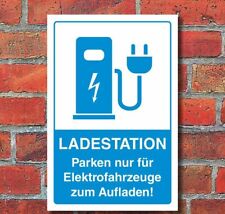 Schild parkplatz ladestation gebraucht kaufen  Bad Driburg