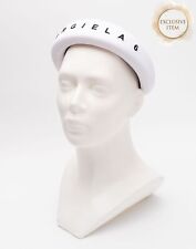 RRP€210 MM6 MAISON MARGIELA Padded Headband Embroidered Logo Flexible for sale  Shipping to South Africa