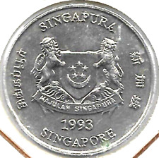1993 Singapore 20 Cents KM#101 (Calliandra surinamensis) Used Ref.AB-193 for sale  Shipping to South Africa