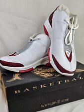 Used, And 1 Silky Smooth Mid Vintage Basketball Shoes Mens 11 Red White for sale  Shipping to South Africa