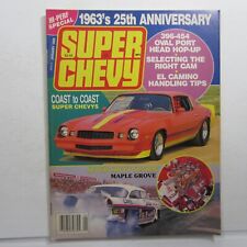Super Chevy enero 1989 selección de cámara, cabezal de puerto ovalado, puntas de manejo El Camino, usado segunda mano  Embacar hacia Argentina