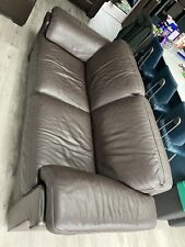 Italian leather sofa for sale  BURY