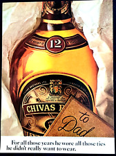 Usado, Chivas Regal Scotch Whisky Original 1973 Vintage Impressão Anúncio "TO DAD" comprar usado  Enviando para Brazil