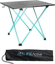 FE Active Lightweight Portable Aluminum Frame Folding Table for Camping - Black for sale  Shipping to South Africa