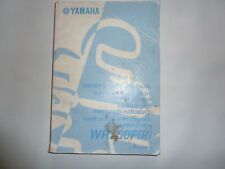 yamaha owners service manual WR 250F 2002 for sale  Shipping to South Africa