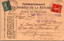 Goldpath: postal de Francia 1937, a Bélgica cv497_p13 segunda mano  Embacar hacia Mexico