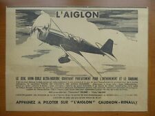 1935 pub caudron d'occasion  Yport