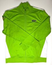 Used, 🎾 Lacoste Miami Open Tennis Track  Jacket Full Zip Men's Size S Green/White for sale  Shipping to South Africa