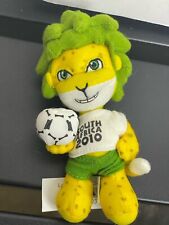 "Copa Mundial 2010 Sudáfrica 2010 Zakumi juguete de peluche mascota fútbol FIFA 5""" segunda mano  Embacar hacia Argentina