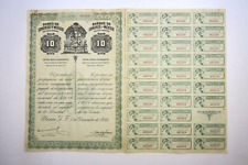 BANCO DE LONDRES Y MEXICO ACTION DE 10 PESOS MEXICO 1933 + COUPONS comprar usado  Enviando para Brazil