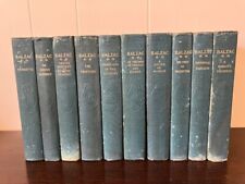 HONORE DE BALZAC Primera Traducción Completa al Inglés (Conjunto Parcial) 1900 1a/1a segunda mano  Embacar hacia Argentina