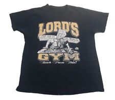 Camisa de colección Y2K LORDS GYM para hombre prensa de banca grande esta impresión gráfica de 2 caras, usado segunda mano  Embacar hacia Argentina