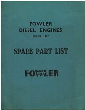 Fowler series diesel for sale  ALFRETON