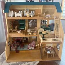 Conjunto de bonecas Sylvanian Families casa grande em colina verde vários móveis vintage comprar usado  Enviando para Brazil