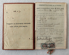 Tessera libretto riconosciment usato  Morra De Sanctis