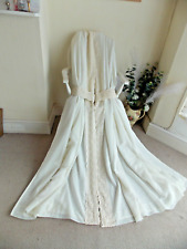 cream lace curtains for sale  NEWHAVEN