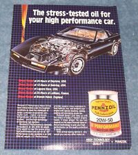 1984 pennzoil performance for sale  Livermore