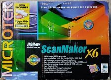 NEW MICROTEK SCANMAKER X6 - Color Document Flatbed Scanner  w/ 35mm Slides for sale  Shipping to South Africa