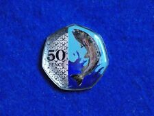 Enamelled 50p charles for sale  GAINSBOROUGH