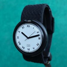 SWATCH POP Vintage 1991 Watch Quartz Black PWB169 6129 Reloj Montre Swiss segunda mano  Embacar hacia Argentina