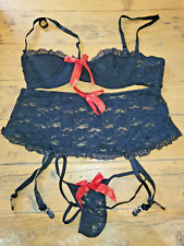 Black lace lingerie for sale  MAIDSTONE