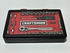 Craftsman Tools USA 33429 NEW NOS 29pc 3/8” Drive SAE Metric Socket Mechanic Set, used for sale  Shipping to South Africa