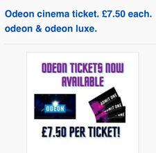 Odeon cinema ticket. for sale  BRIERLEY HILL