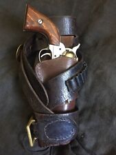 leather belt western holster for sale  WORTHING