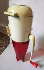 Used, 1950's VTG Dazey Atomic Rocket Ice Crusher Model 160 Red Crank Handle  for sale  Shipping to South Africa