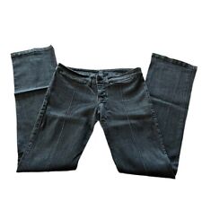 Used, Rufskin Denim Low Rise Button Fly Jeans Washed Black Size 34 for sale  Shipping to South Africa