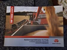 Używany, Massey Ferguson MF 7200 CEREA Broszura Ciągnik Ciągnik na sprzedaż  Wysyłka do Poland